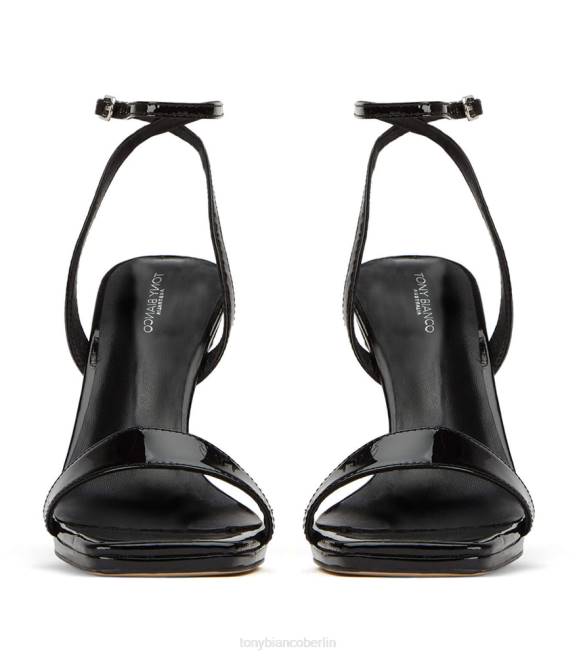 Stöckelschuhe| de Tony Bianco Frauen Französische Absätze schwarzes Lackleder 4624192